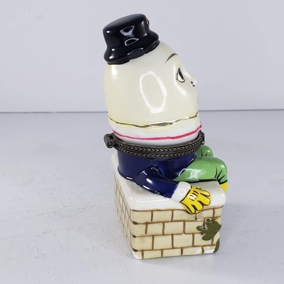 Vintage Humpty Dumpty Trinket Box Nursery Rhyme - Picture 4 of 6
